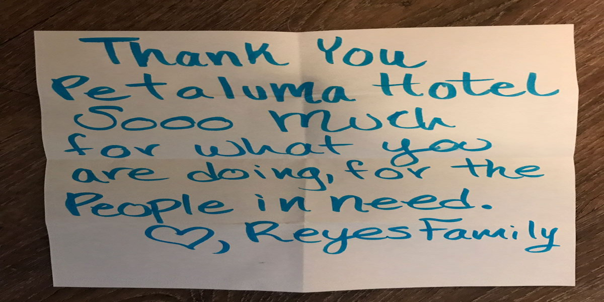 Hotel Petaluma Cares